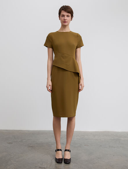 BGN WORKSHOP - Aller Volan Parçalı Viskon Elbise