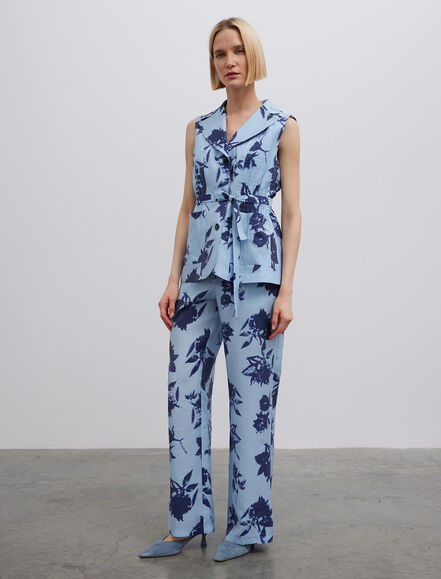 BGN WORKSHOP - Arkadan Bağlamalı Cepli Tencel Yelek