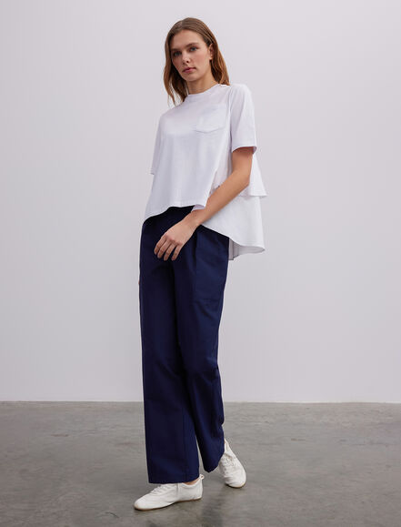 BGN WORKSHOP - Arkası Koton Garnili Pamuk Tişört