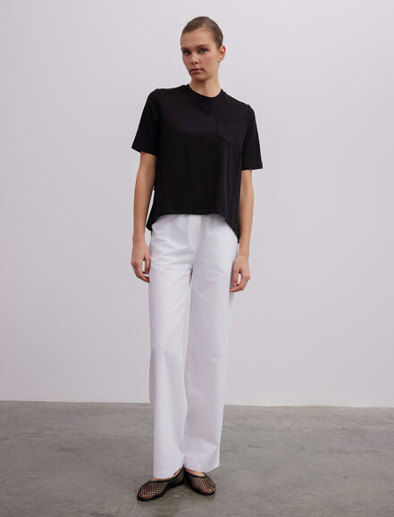 BGN WORKSHOP - Arkası Koton Garnili Pamuk Tişört