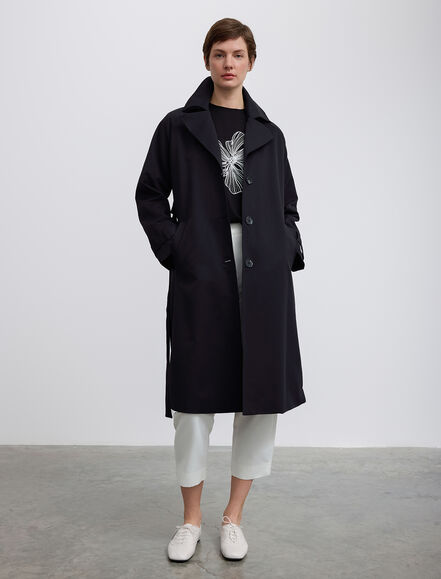 BGN WORKSHOP - Arkası Pilise Garni Detaylı Trençkot
