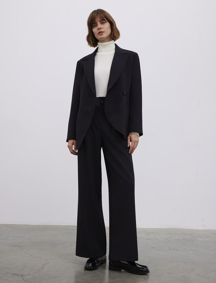 ASIMETRIK KESIM DUGME DETAYLI BLAZER CEKET