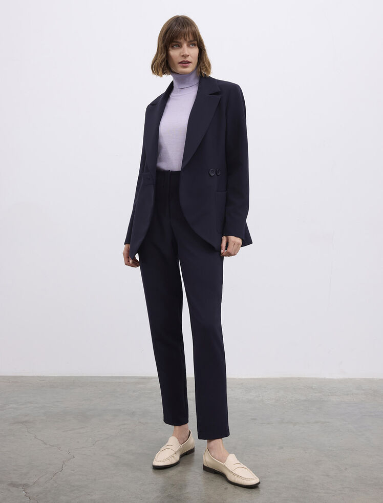 ASIMETRIK KESIM DUGME DETAYLI BLAZER CEKET