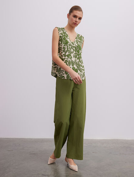 BGN WORKSHOP - Ay Kollu Düğmeli Viskon Yelek