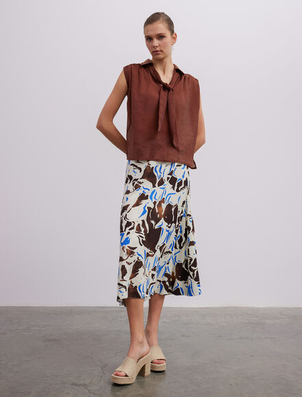 BGN WORKSHOP - Bağlama Yakalı Lyocell Bluz