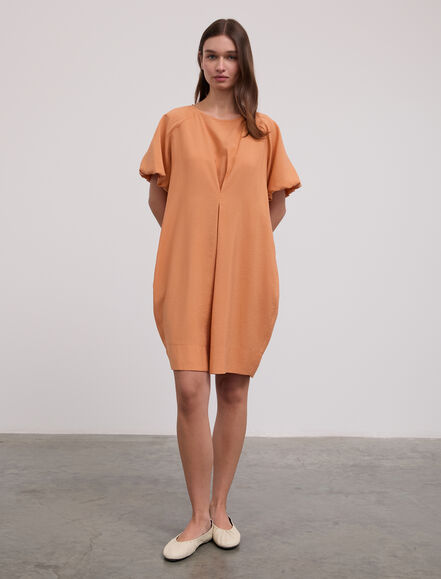 BGN WORKSHOP - Balon Kollu Önü Pili Detaylı Elbise