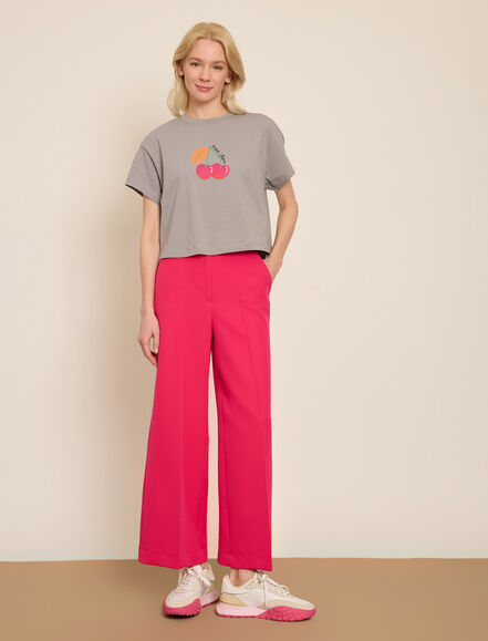 BGN WORKSHOP - BASKILI PAMUKLU T-SHIRT