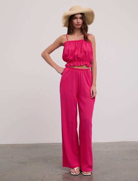 BGN WORKSHOP - Beli Fırfırlı Büzgülü Pamuk Bustiyer