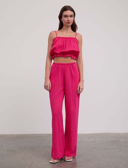 BGN WORKSHOP - Beli Lastikli Pamuk Pantolon