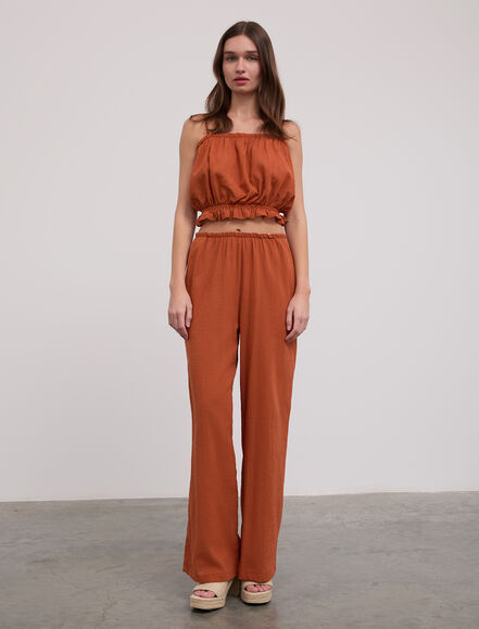 BGN WORKSHOP - Beli Lastikli Pamuk Pantolon