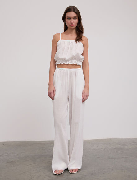 BGN WORKSHOP - Beli Lastikli Pamuk Pantolon