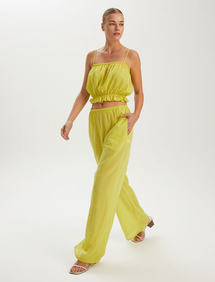 BGN WORKSHOP - Beli Lastikli Pamuk Pantolon