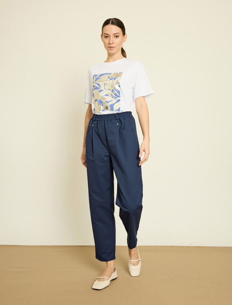 BELI LASTIKLI RAHAT KESIM GABARDIN PANTOLON · 3