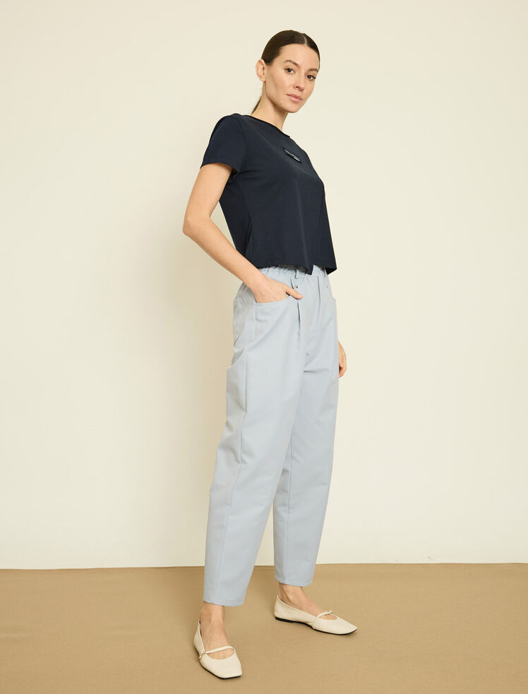 BELI LASTIKLI RAHAT KESIM GABARDIN PANTOLON · 3
