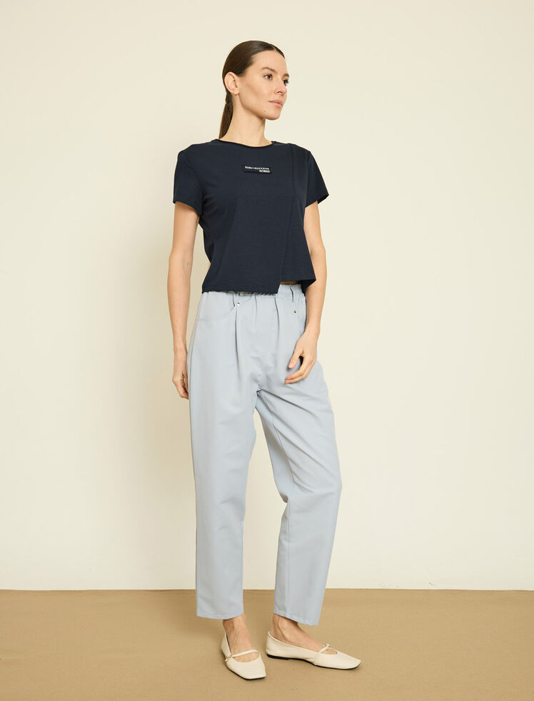 BELI LASTIKLI RAHAT KESIM GABARDIN PANTOLON · 4