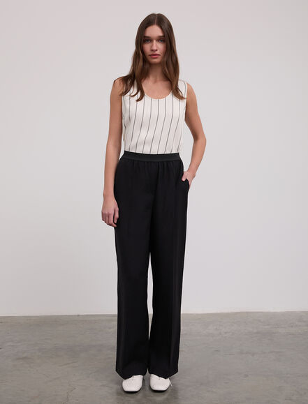 BGN WORKSHOP - Beli Lastikli Rahat Kesim Modal Pantolon