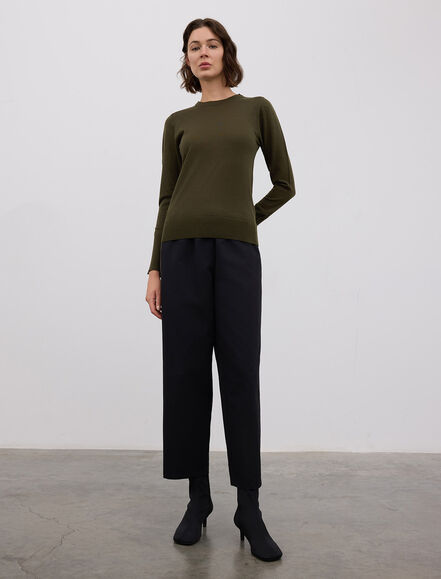 BGN WORKSHOP - BİSİKLET YAKA KOLLARI DÜĞMELİ BASIC KAZAK