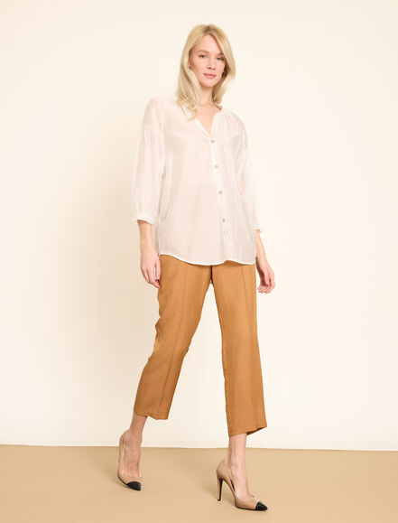 BGN WORKSHOP - Bol Kesim Düğmeli Tencel Bluz