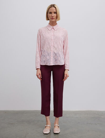 BGN WORKSHOP - Brode Nakışlı Atlet Detaylı Gömlek