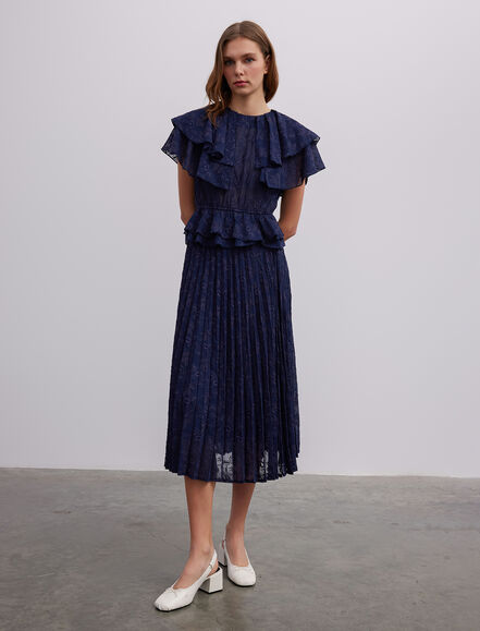 BGN WORKSHOP - Brode Nakışlı Pilisoley Etek