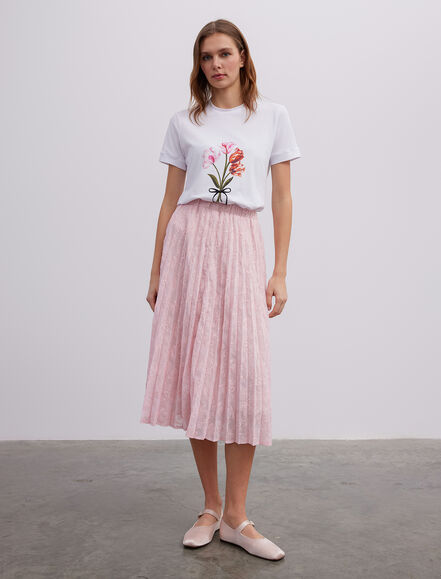 BGN WORKSHOP - Brode Nakışlı Pilisoley Etek