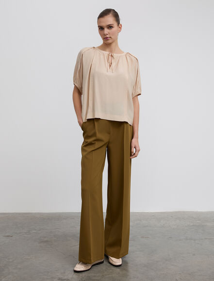 BGN WORKSHOP - Büzgülü Viskon Bluz