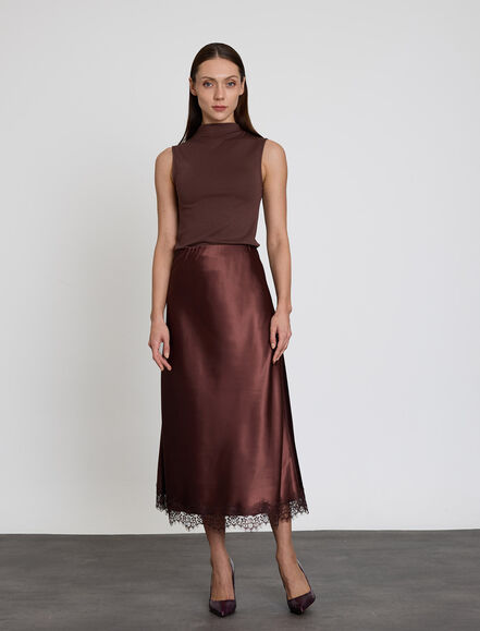 BGN WORKSHOP - DANTEL DETAYLI SATEN ETEK