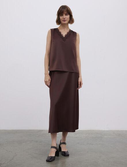 BGN WORKSHOP - DANTEL DETAYLI V YAKA SATEN ATLET