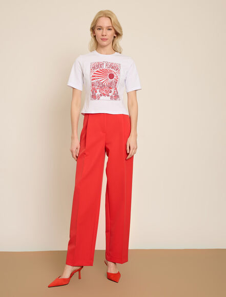 BGN WORKSHOP - DESERT FLOER BASKILI PAMUKLU T-SHIRT