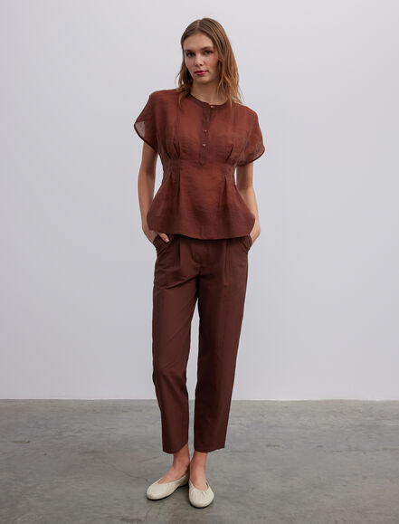 BGN WORKSHOP - Düğmeli Lyocell Bluz