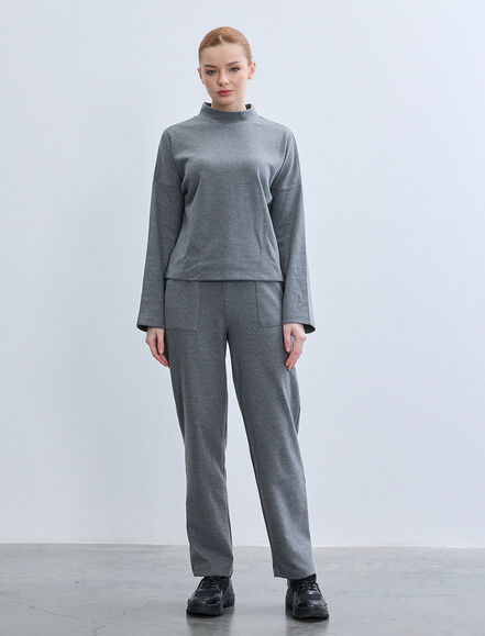 BGN WORKSHOP - DUSUK KOLLU RAHAT KESIM ORME BLUZ