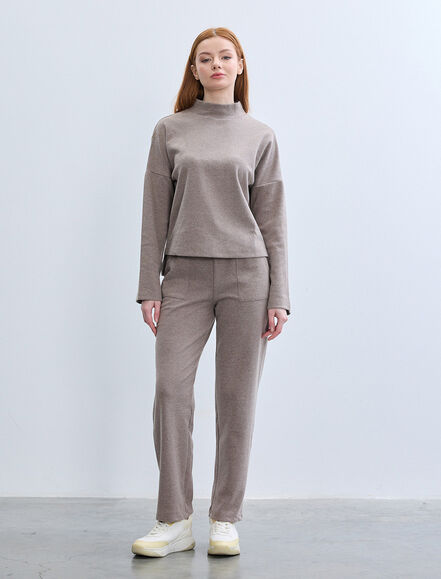 BGN WORKSHOP - DUZ PACA BELI LASTIKLI ORME PANTOLON