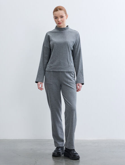 BGN WORKSHOP - DUZ PACA BELI LASTIKLI ORME PANTOLON