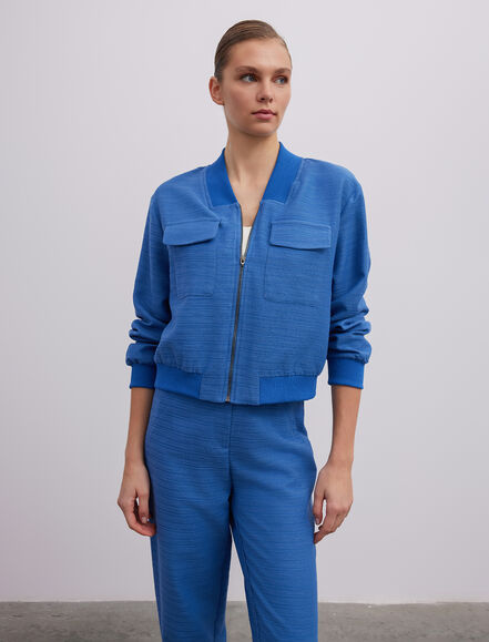 BGN WORKSHOP - Fermuarlı Pamuk Bomber Ceket