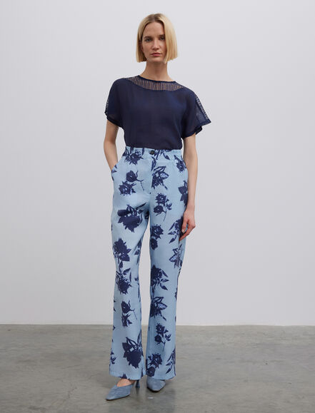 BGN WORKSHOP - Geniş Paça Beli Lastikli Tencel Pantolon