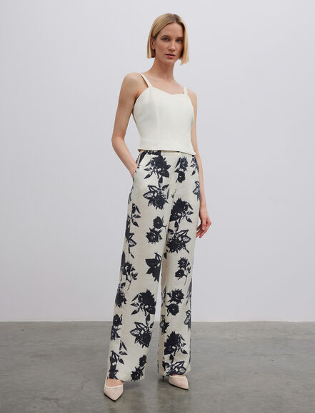 BGN WORKSHOP - Geniş Paça Beli Lastikli Tencel Pantolon