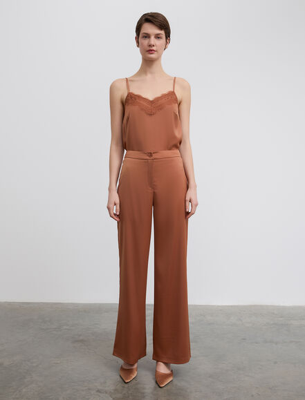 BGN WORKSHOP - Geniş Paça Saten Pantolon