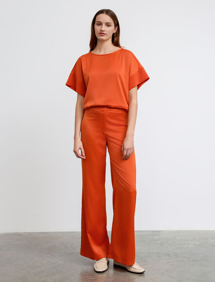 BGN WORKSHOP - Geniş Paça Saten Pantolon