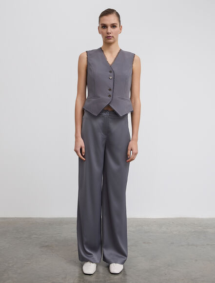 BGN WORKSHOP - Geniş Paça Saten Pantolon