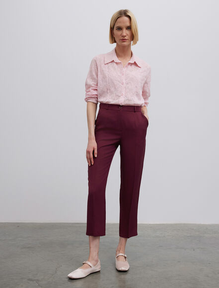 BGN WORKSHOP - Havuç Kesim Viskon Keten Pantolon