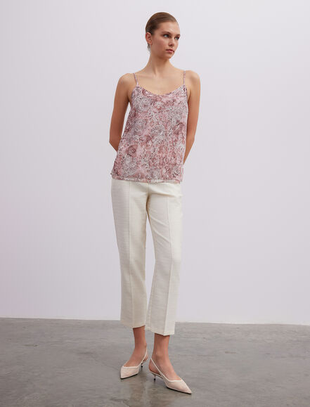 BGN WORKSHOP - İnce Askılı Desenli Bluz