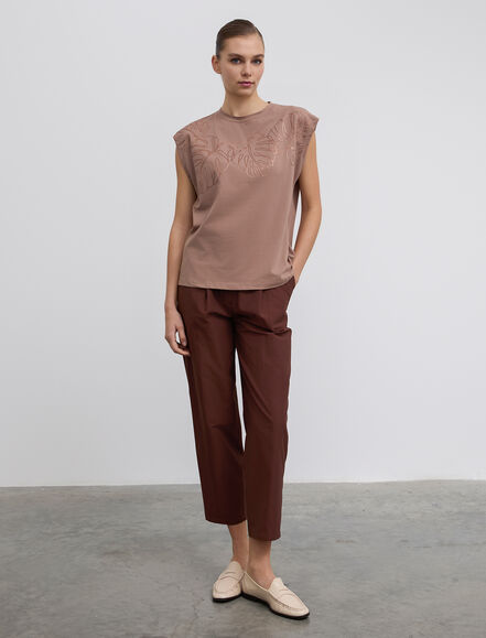 BGN WORKSHOP - Kabartma Baskılı Pamuk T-shirt BGN WORKSHOP - Kabartma Baskılı Pamuk T-shirt