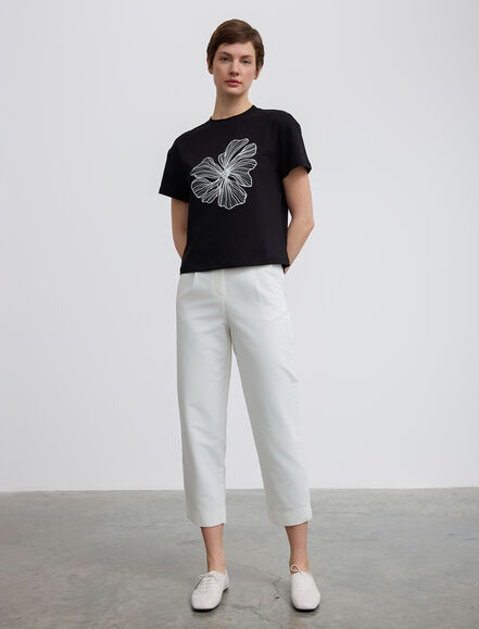 BGN WORKSHOP - Kabartma Baskılı Pamuk T-shirt BGN WORKSHOP - Kabartma Baskılı Pamuk T-shirt