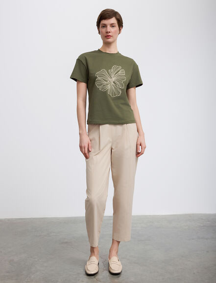 BGN WORKSHOP - Kabartma Baskılı Pamuk T-shirt