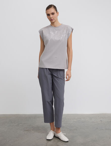 BGN WORKSHOP - Kabartma Baskılı Pamuk T-shirt