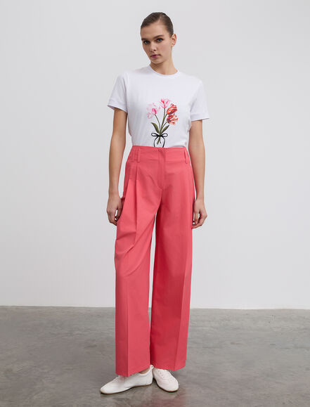 BGN WORKSHOP - Kemer Detaylı Geniş Paça Pamuk Pantolon