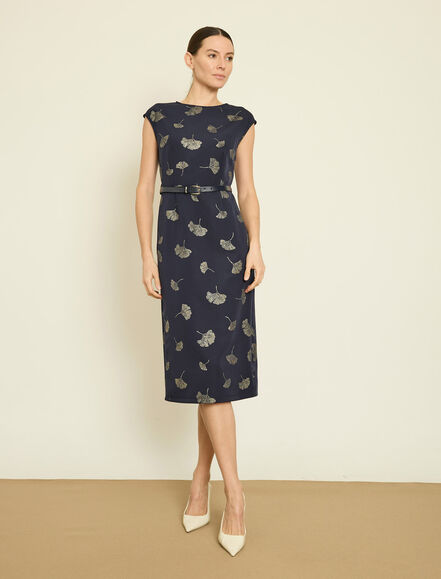 BGN WORKSHOP - KEMER DETAYLI MIDI ELBISE