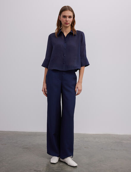 BGN WORKSHOP - Kıvırma Kollu Lyocell Gömlek