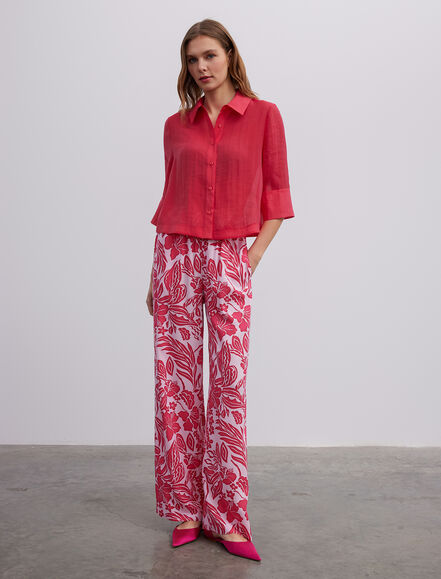 BGN WORKSHOP - Kıvırma Kollu Lyocell Gömlek