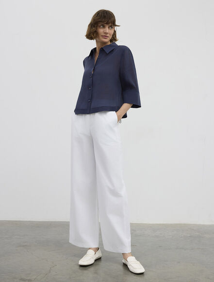 BGN WORKSHOP - KIVIRMA KOLLU LYOCELL KARISIM GOMLEK